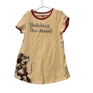 Walt Disney world Epcot Germany yodelaay hee hooo Minnie Mouse top NWT XL NWT